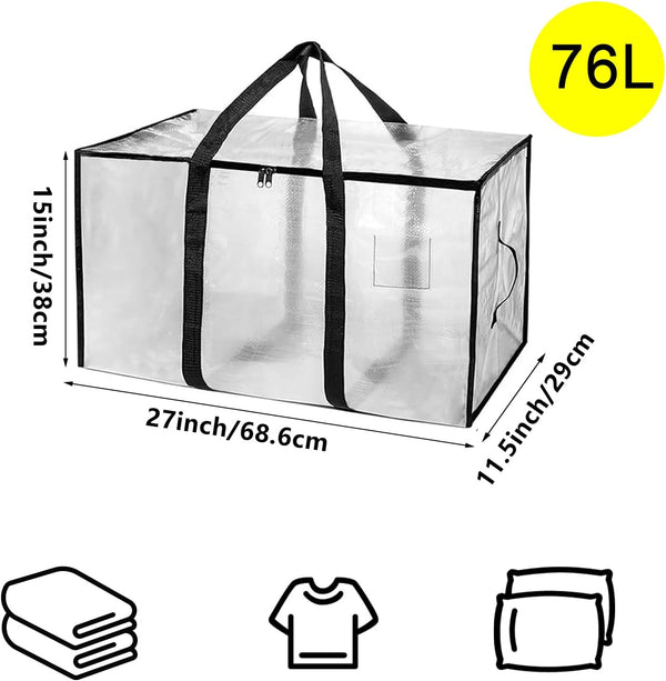 Extra Large Clear Storage Bags