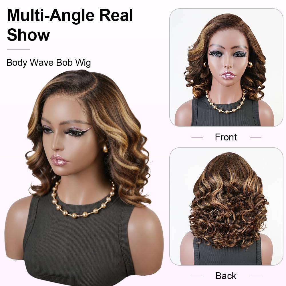 Effortless Glam Bob Wig