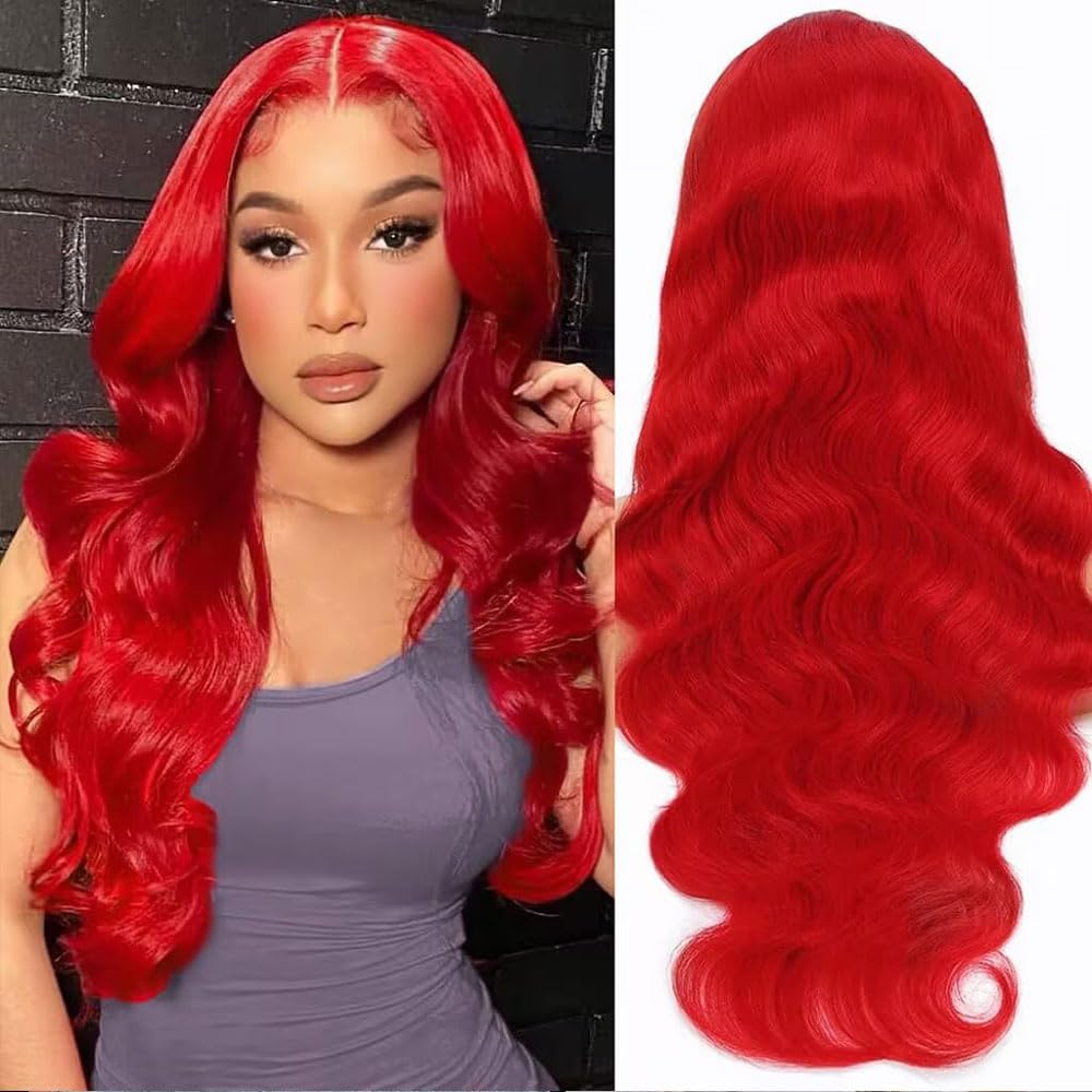 Glamorous Red Wave Wig