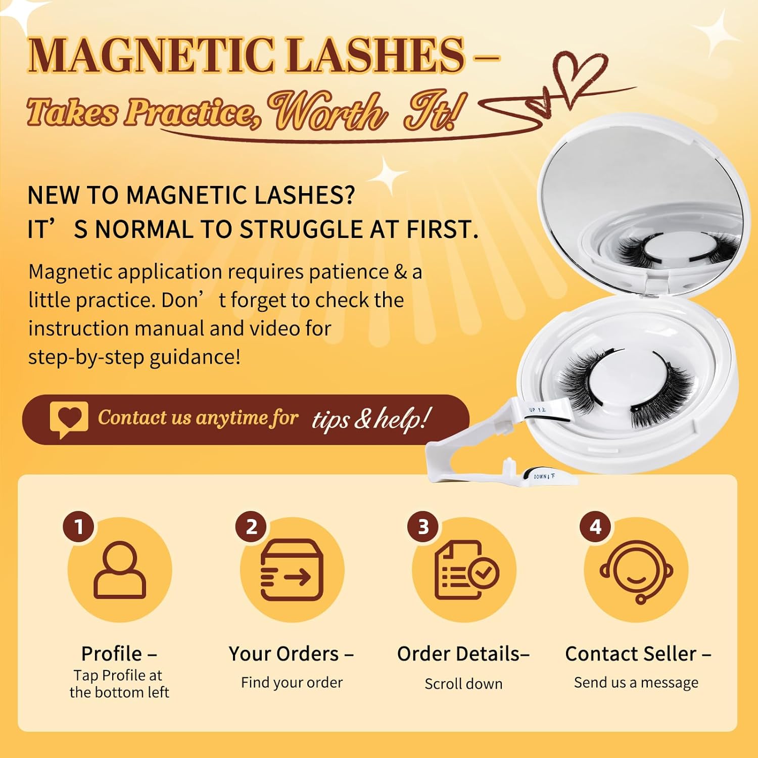 Glamorous Magnet Lashes Kit