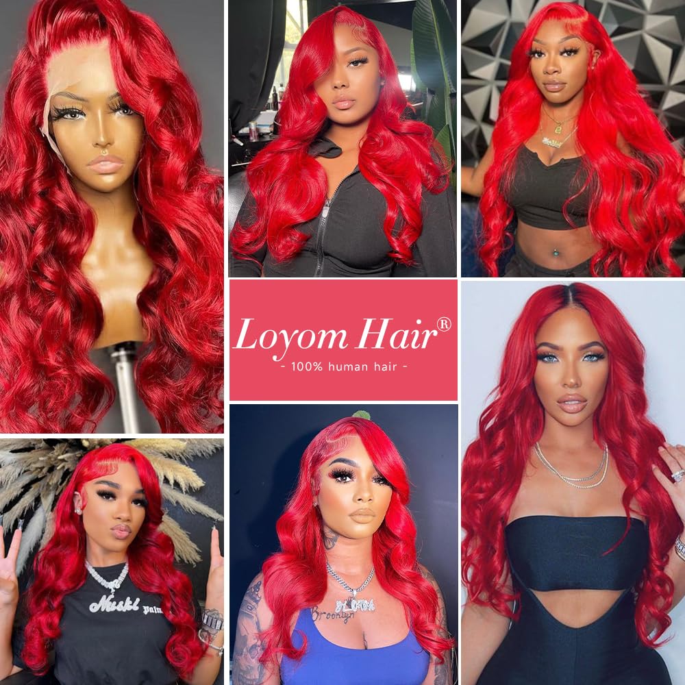 Glamorous Red Wave Wig