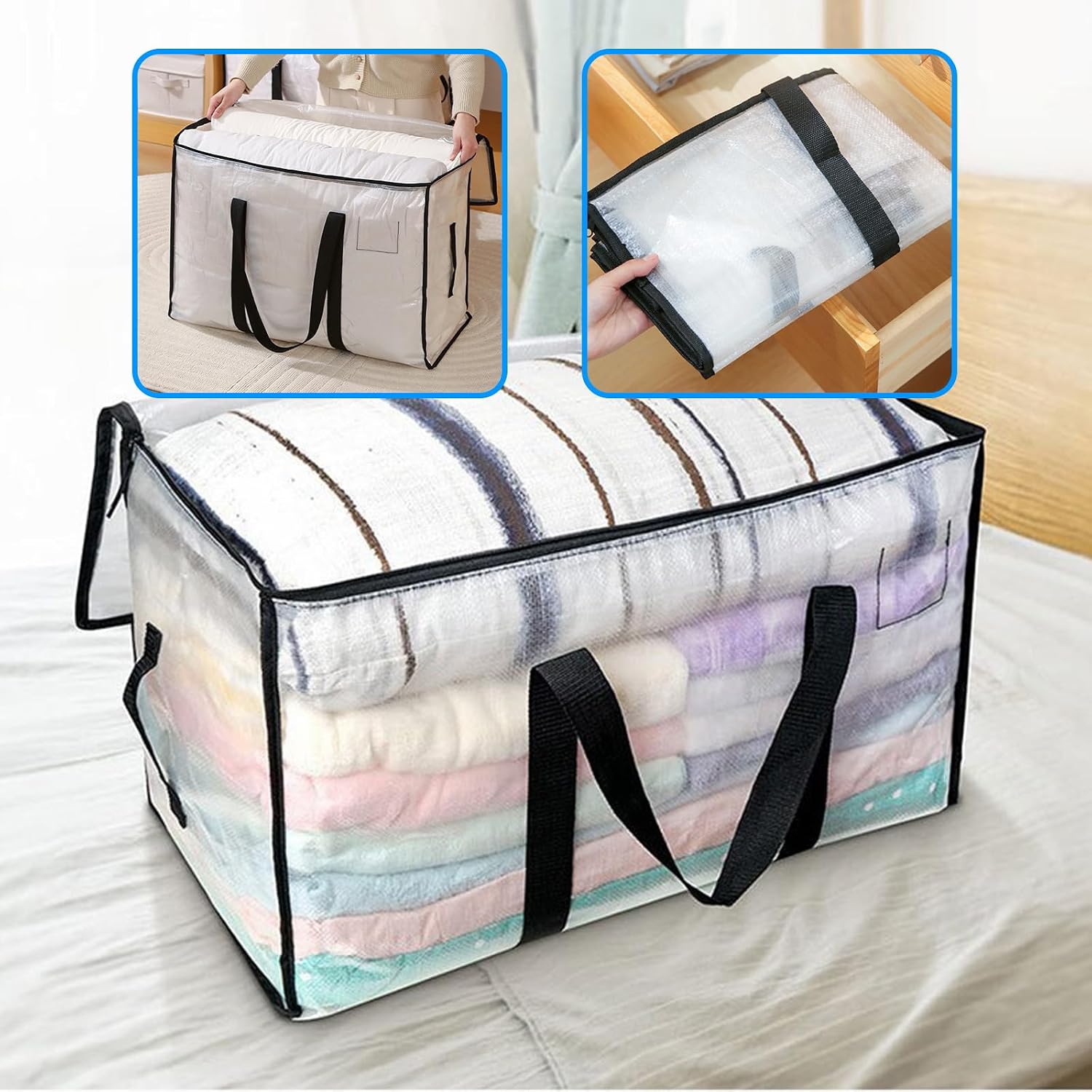 Extra Large Clear Storage Bags