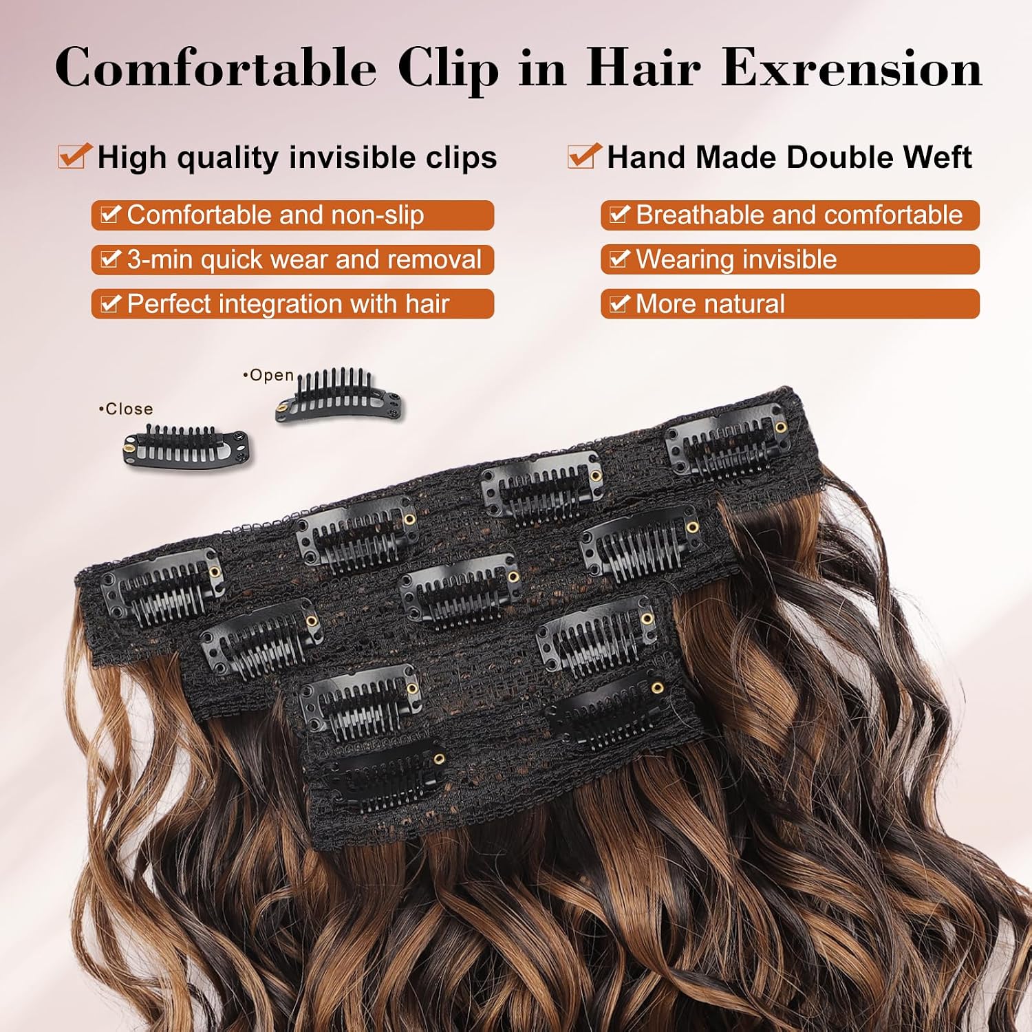 Bouncy Curly Clip-In Extensions